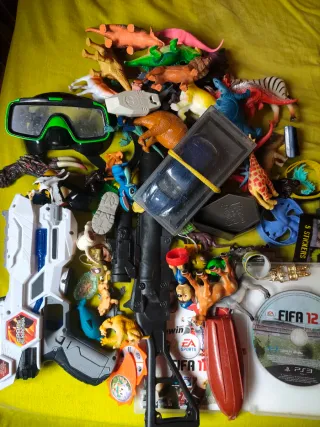 Lote de juguetes y accesorios