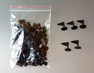 Risiko ! ricambi completi nero gioco vintage EG