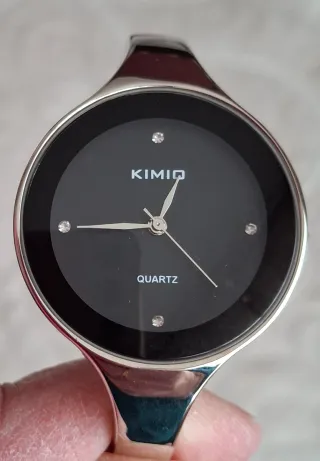 Reloj KIMIO Mujer Negro y Plateado