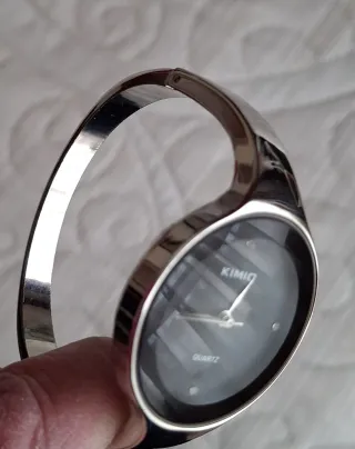 Reloj KIMIO Mujer Negro y Plateado