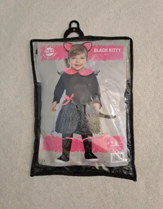 Disfraz Gato Negro Talla 18-24 Meses