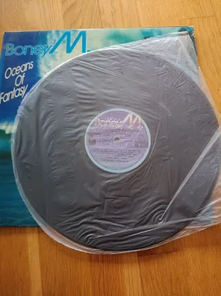 Boney M Vinilos con poster