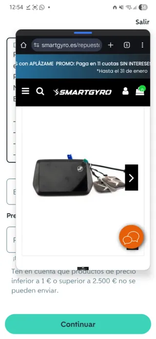 Pantalla Smartgyro Rockway EVO Patinete Eléctrico