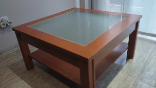 Conjunto sofás 3+2 + mesa rincón