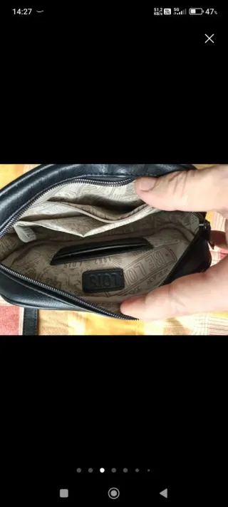 Bolso de mano LOIS  y Pepe jeans negro hombre