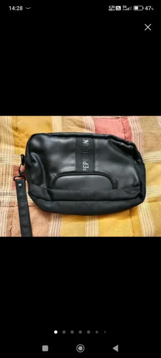 Bolso de mano LOIS  y Pepe jeans negro hombre