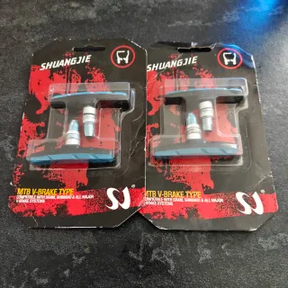 2 Pares Zapatas Freno V-Brake MTB