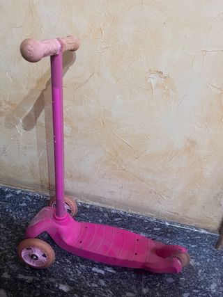 Patinete infantil 3 posiciones rosa