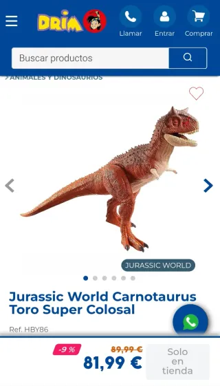 Carnotaurus Toro Super Colosal Dinosaurio