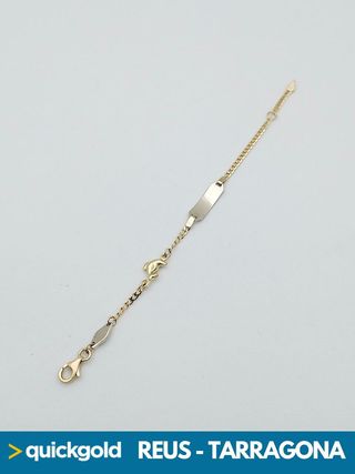 035-05-00674 PULSERA ORO 18K PARA GRABAR NOMBRE