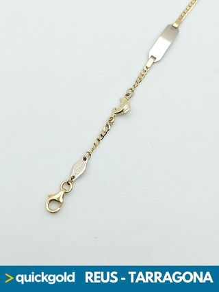035-05-00674 PULSERA ORO 18K PARA GRABAR NOMBRE