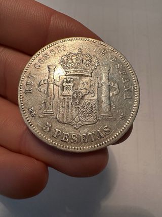 Lote de 3 monedas de plata