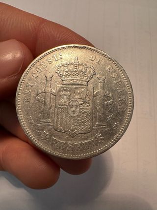 Lote de 3 monedas de plata