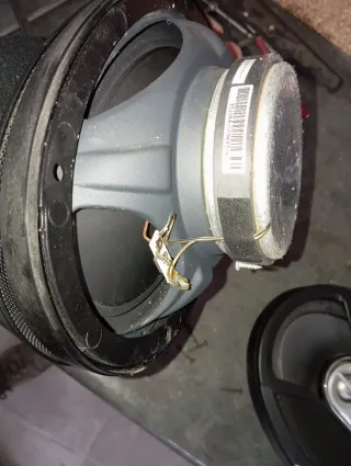 Altavoces Infinity Ovalados Negro/Plata