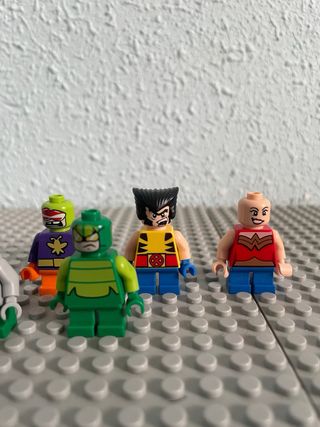 Lote Figuras Lego Superhéroes Marvel