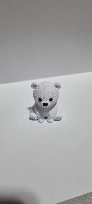 Amoroso ursinho de crochê com chaveiro a escolha