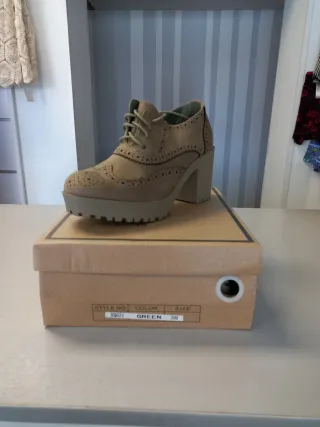 Botines Verdes Talla 38