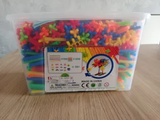 Juego Construcción Straws 1000 Piezas