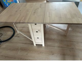 Mesa plegable de madera para cocina