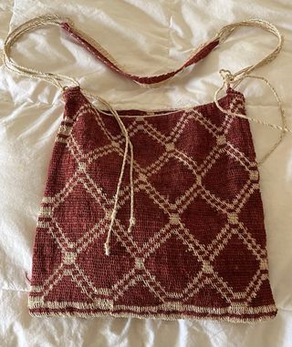 Bolso tejido artesanal étnico