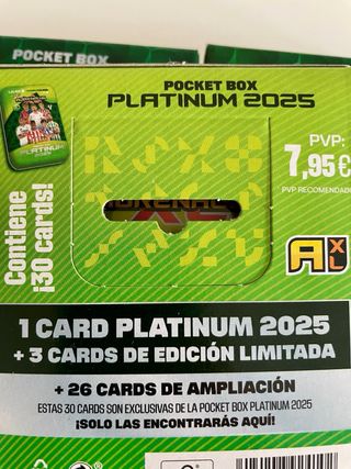 Pocket Box Panini Adrenalyn XL Platinum 2025