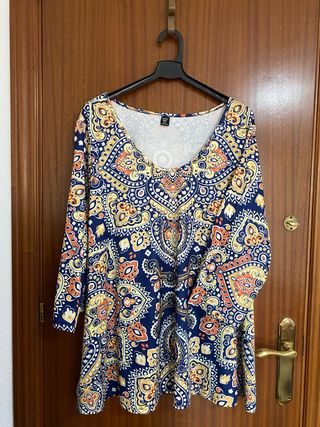 Blusa SHEIN Estampada Talla XXXL