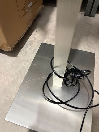 Lámpara de pie IKEA TOMELILLA niquelada