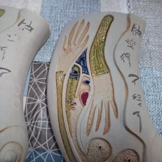 Vasi in ceramica decorati x 2