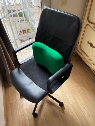 Silla de oficina giratoria Ikea Renberget Negra