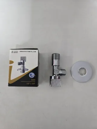 Llave de Paso Agua 1/2 x 3/8 y 1/2 x 3/4