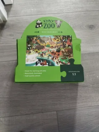 Puzzle Cocodrilo Creek Día en el Zoo 48 piezas