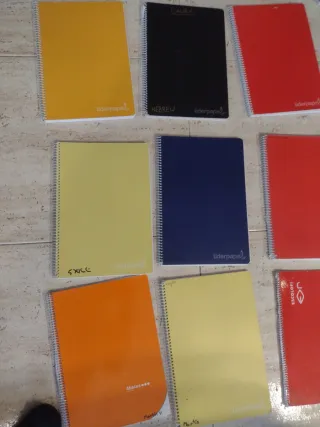 18 Libretas Escolares Variadas