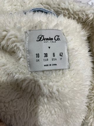 Chaqueta vaquera forrada Denim & Co Talla M