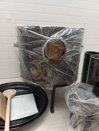 barbacoa y horno exterior de metal BBQ exterior Ø36