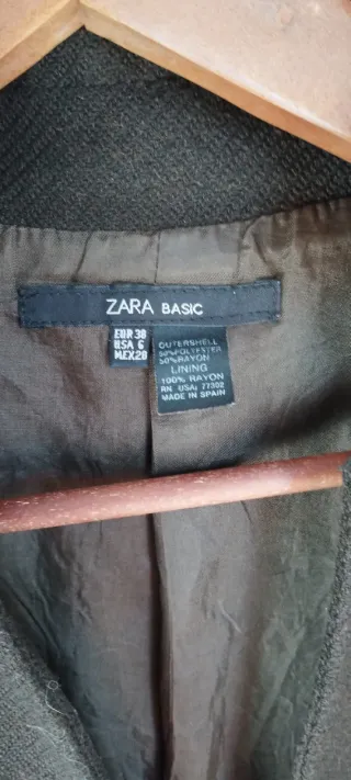 Chaqueta blazer Zara marrón