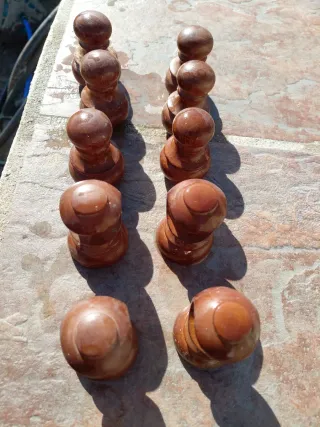 Tapones para cortinero de madera