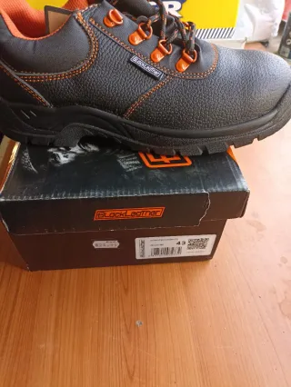 Zapatos de Seguridad BlackLeather Talla 43