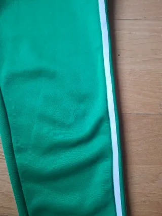 Chándal tipo Vintage Adidas Verde y Blanco Talla M