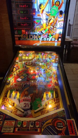Pinball Canasta 86 Recreativa Máquina de Bolas