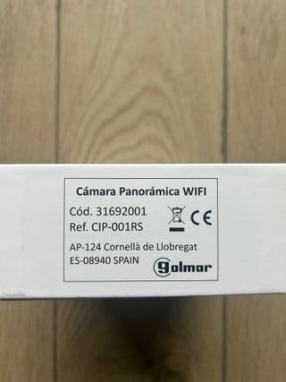 Cámaras WiFi exterior Golmar nuevas, 6 unidades ya