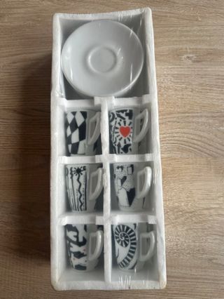 Set 6 tazzine V. Bruni design