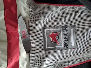 Chaqueta Nieve Niño American Beige/Rojo