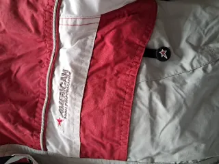 Chaqueta Nieve Niño American Beige/Rojo