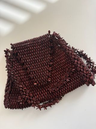 Bolso Cubano Semillas Vintage Marrón