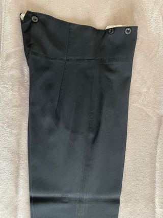 2 Pantalones Flamenco Niño Negro Talla 13