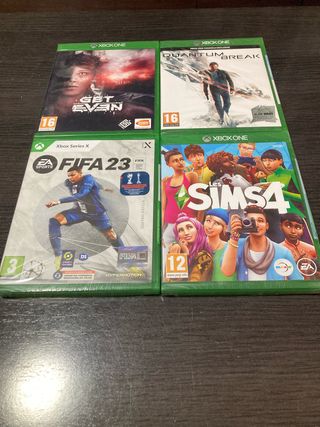 Lote 4 Videojuegos Xbox One / Series X PRECINTADOS