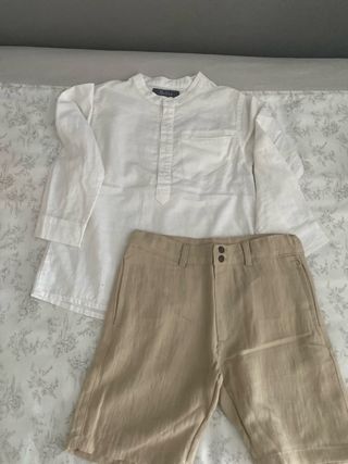 Conjunto Lino Niño Babybol. Talla 6 a.