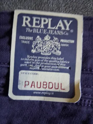 Pantalón Replay Morado