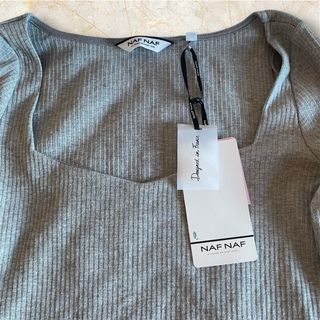 Body NAF NAF gris manga larga talla S