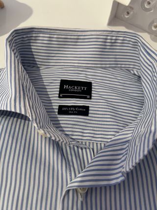 Camisa vestir Hackett London rayas azules